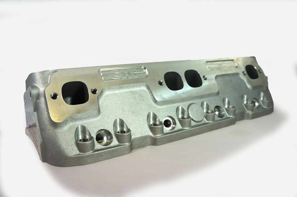 23 Degree Raised Inlet Chevy Cylinder Head