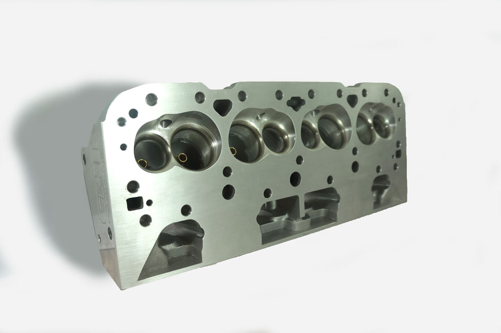 23 Degree Raised Inlet Chevy Cylinder Head