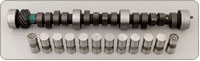 Custom ground hydraulic camshaft and lifters